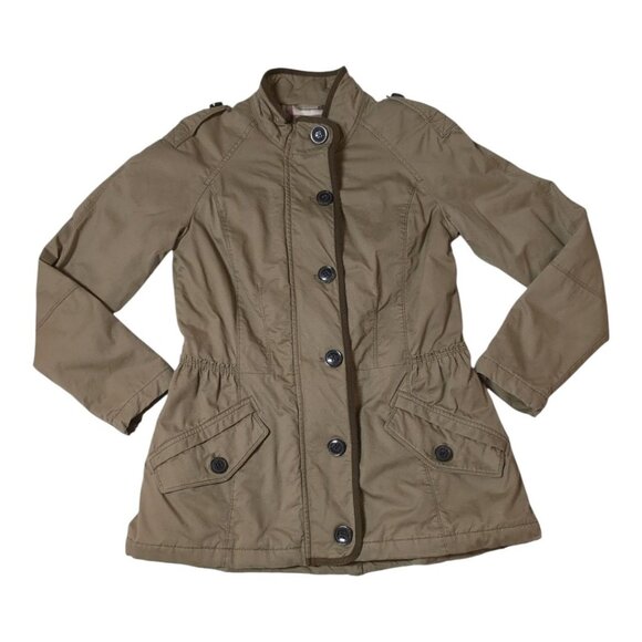 Jockey Utility Jacket Womens XS Military-Style Barn Pockets Plaid Lining - Picture 11 of 11